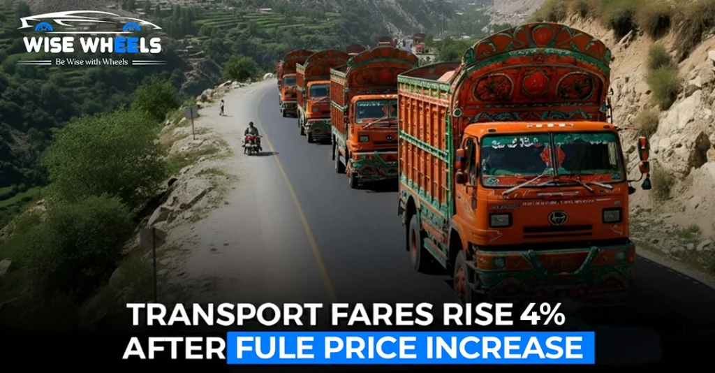 Transport Fares Increased By 4% after the mid-November fuel Hike