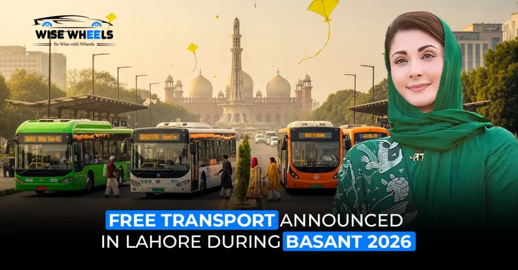Free Transport Announced in Lahore During Basant 2026