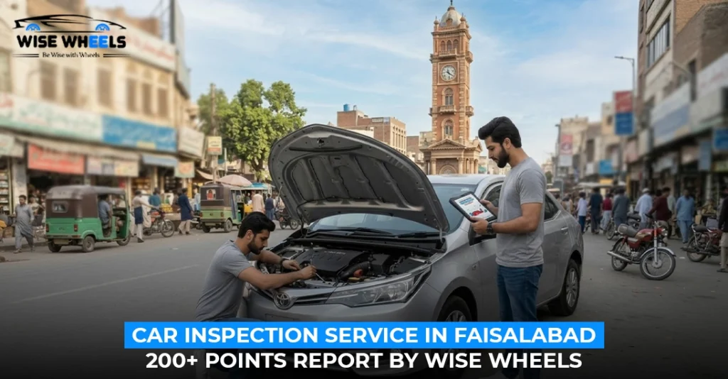 Comprehensive Car Inspection Service in Faisalabad: 200+ Points Report by Wise Wheels