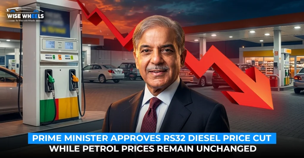 Prime Minister Approves Rs32 Diesel Price Cut While Petrol Prices Remain Unchanged