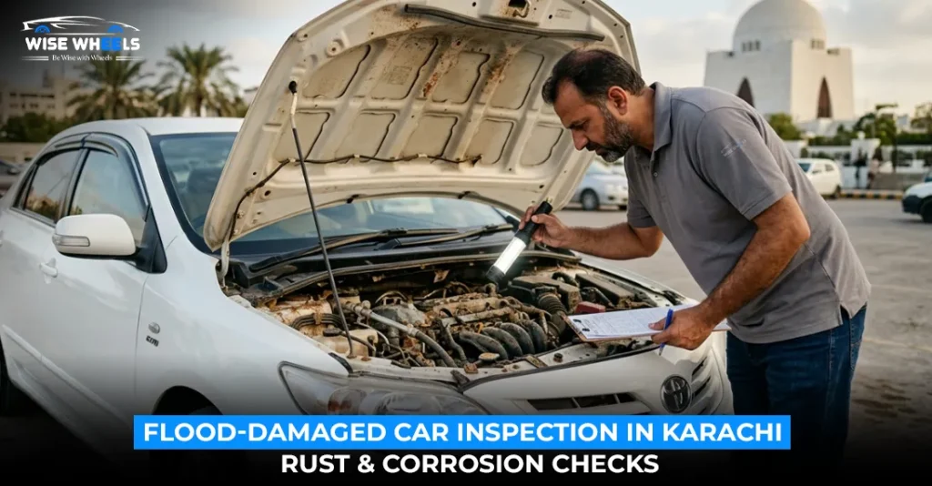 Flood-Damaged Car Inspection in Karachi: Rust & Corrosion Checks