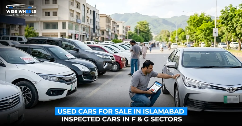 Used Cars for Sale in Islamabad: Inspected Cars in F & G Sectors
