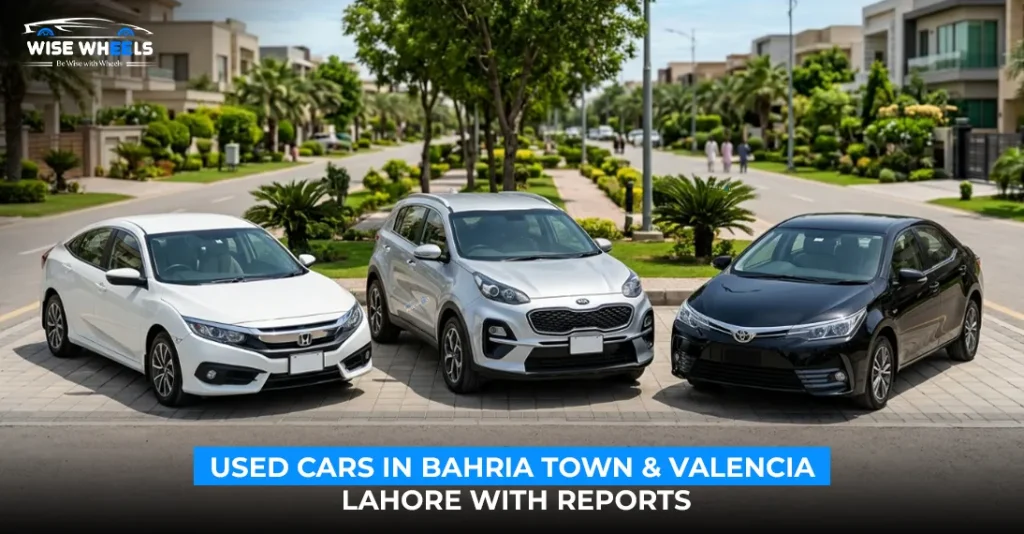 Used Cars in Bahria Town & Valencia Lahore With Reports: A Smart Buyer’s Guide