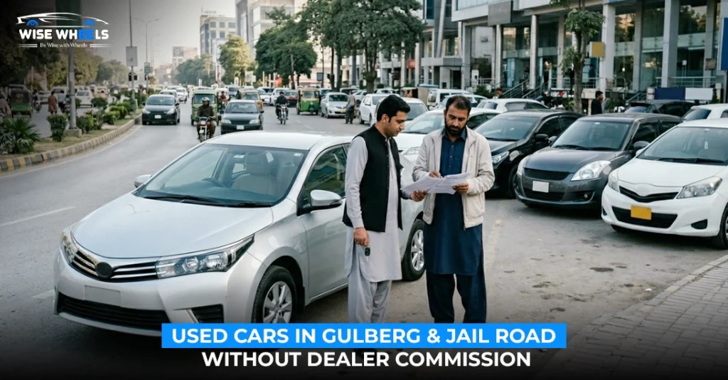 Used Cars in Gulberg & Jail Road Without Dealer Commission