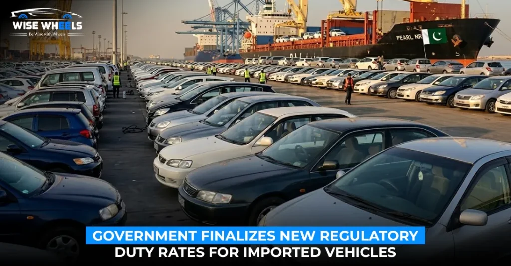 Government Finalizes New Regulatory Duty Rates for Imported Vehicles in Pakistan