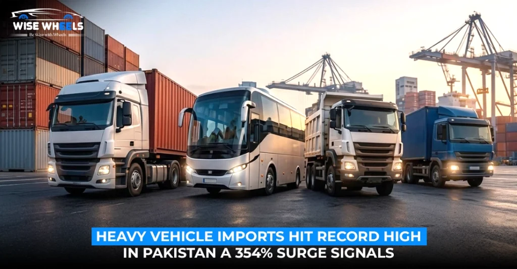 Heavy Vehicle Imports Hit Record High in Pakistan: A 354% Surge Signals a Shifting Economy