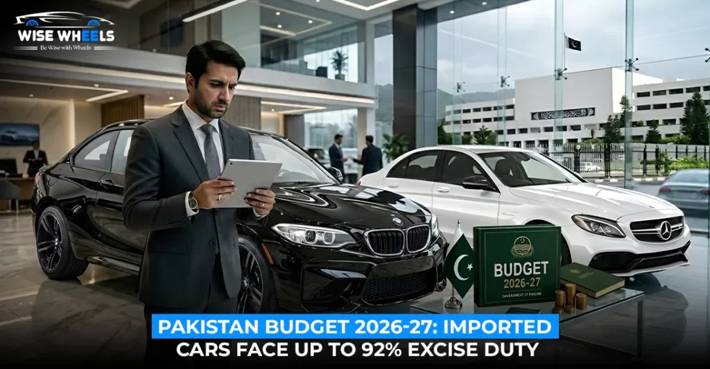 Pakistan Budget 2026-27: Imported Cars Face Up to 92% Excise Duty